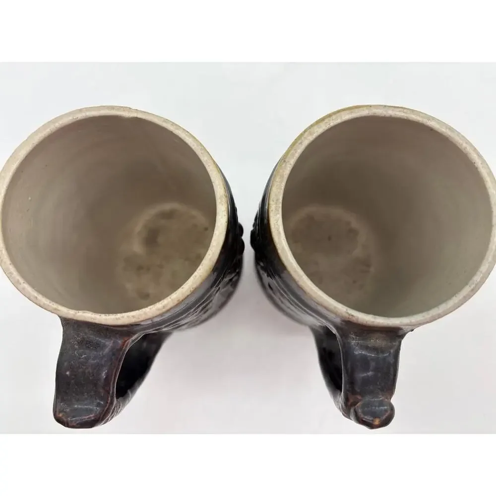 Vintage North Star Pottery Stoneware Pitcher & Mug Set